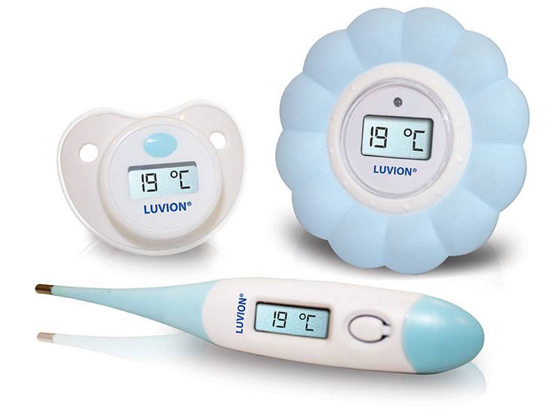 steak Roos zwemmen Baby Thermometer Set - Luvion Premium Babyproducts