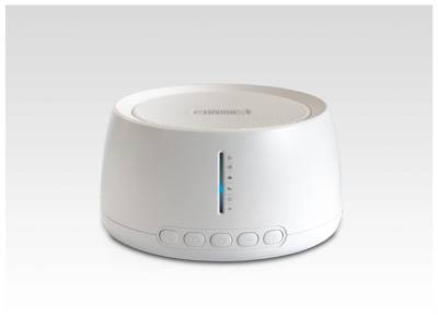 Luvion white noise speaker grijze achtergrond