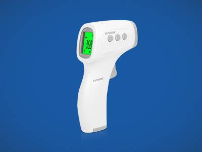 luvion exact-80 non-touch thermometer blue