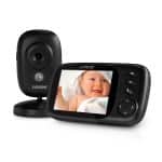 Afbeelding van de Luvion Platinum 3 Plus Black babyfoon met camera Set
